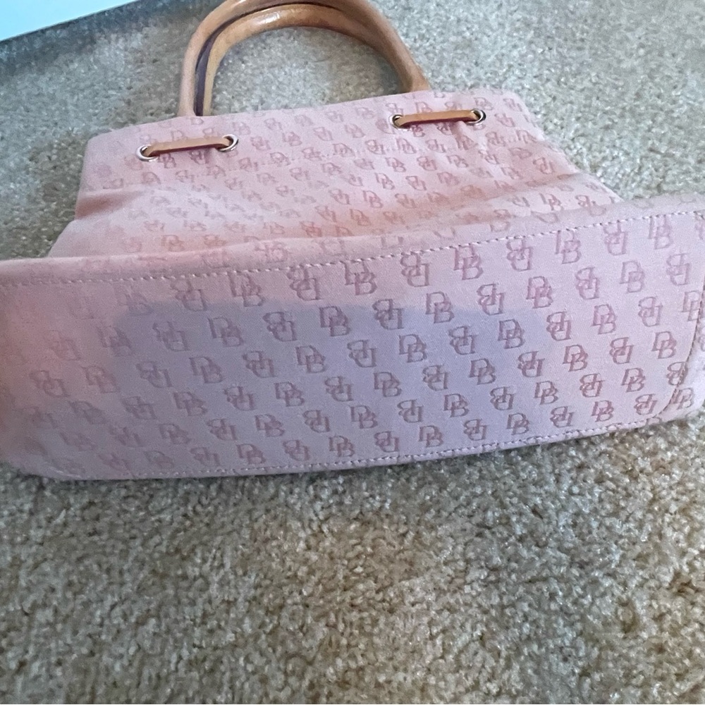 Dooney & Bourke Pink Monogram Tote - Picture 6 of 10